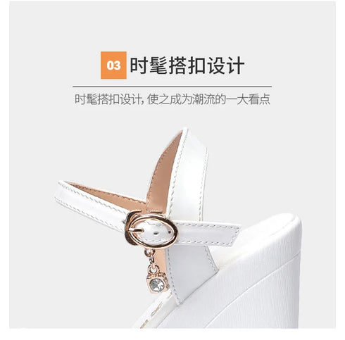Elegant Platform Sandals for Women - Sexy High Heel Luxury Footwear
